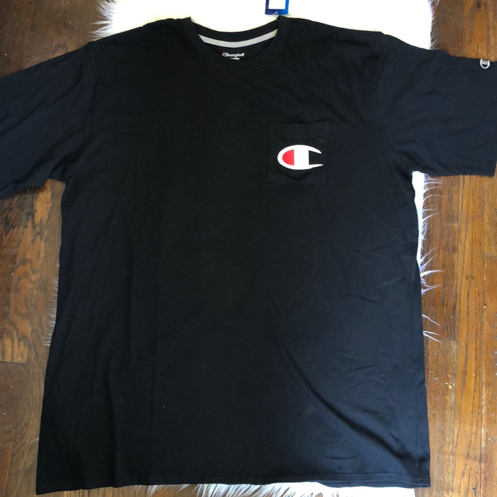 Champion tee with pocket NWT